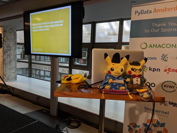 Pikachu Detection System Talk @ PyData Amsterdam 2018